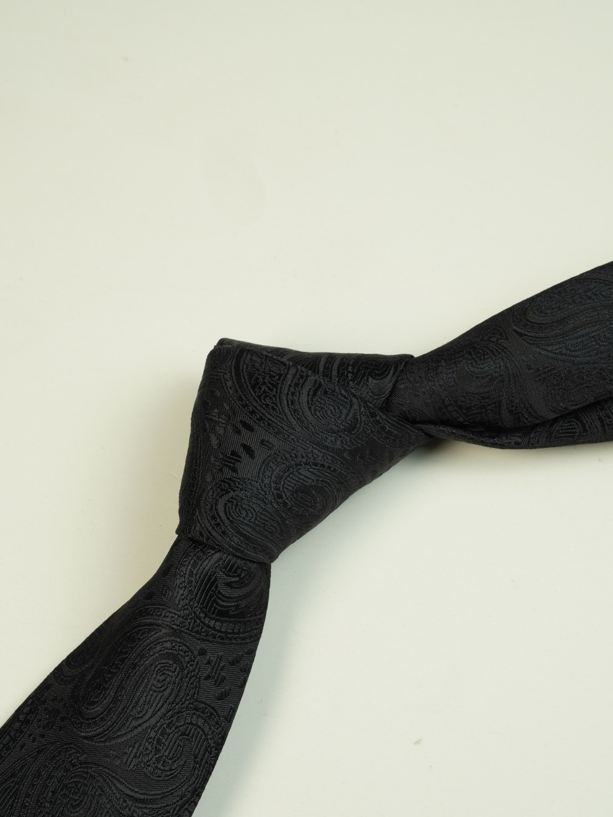 Black Paisley Tie