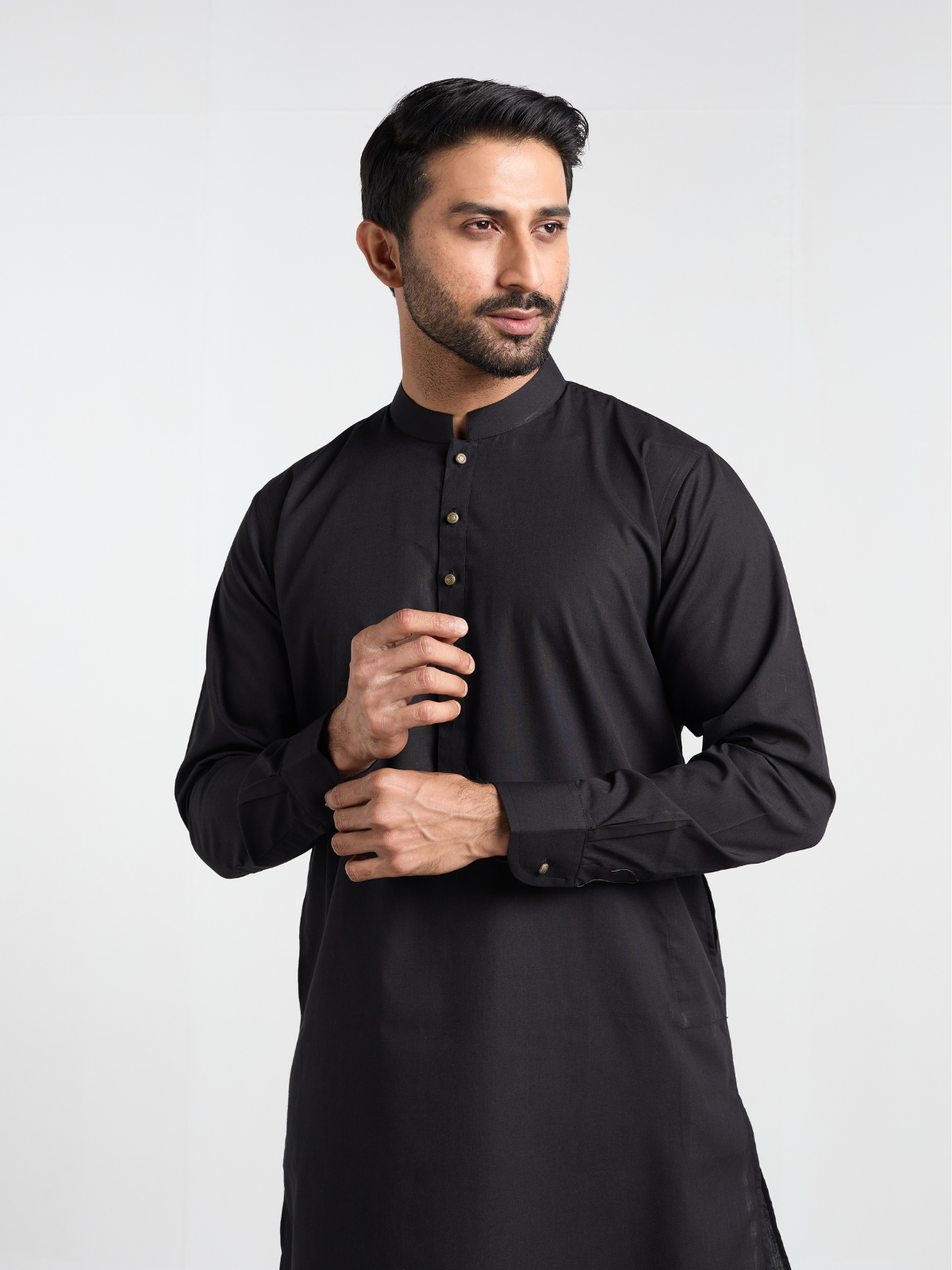 Black Single Kurta