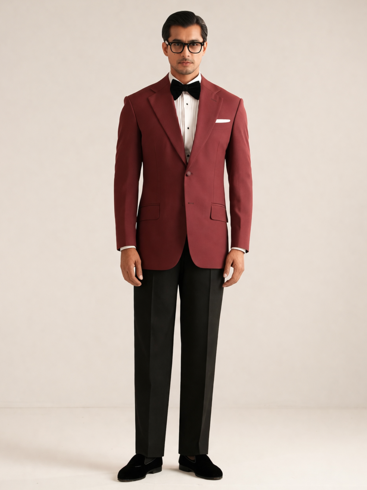 Maroon Dinner Suit