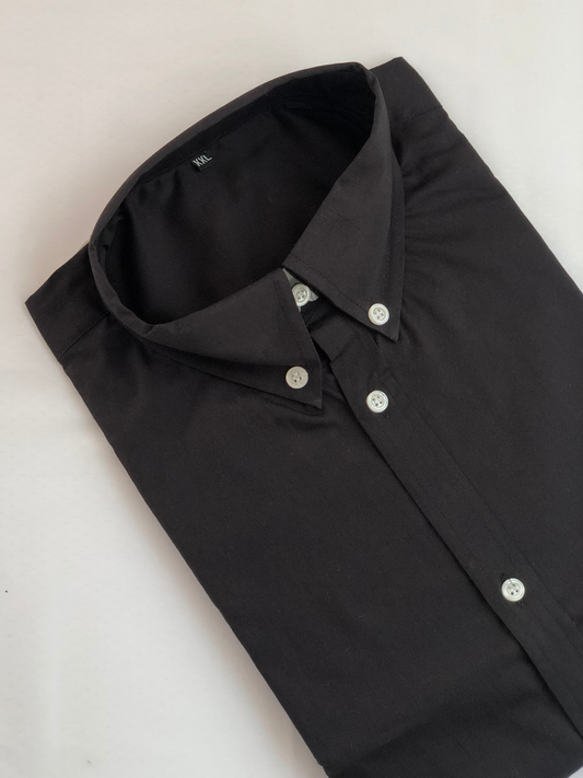 Black Button Down Formal Shirt