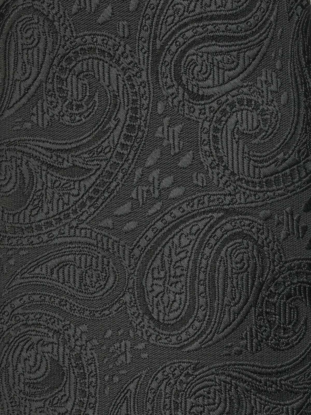 Black Paisley Tie
