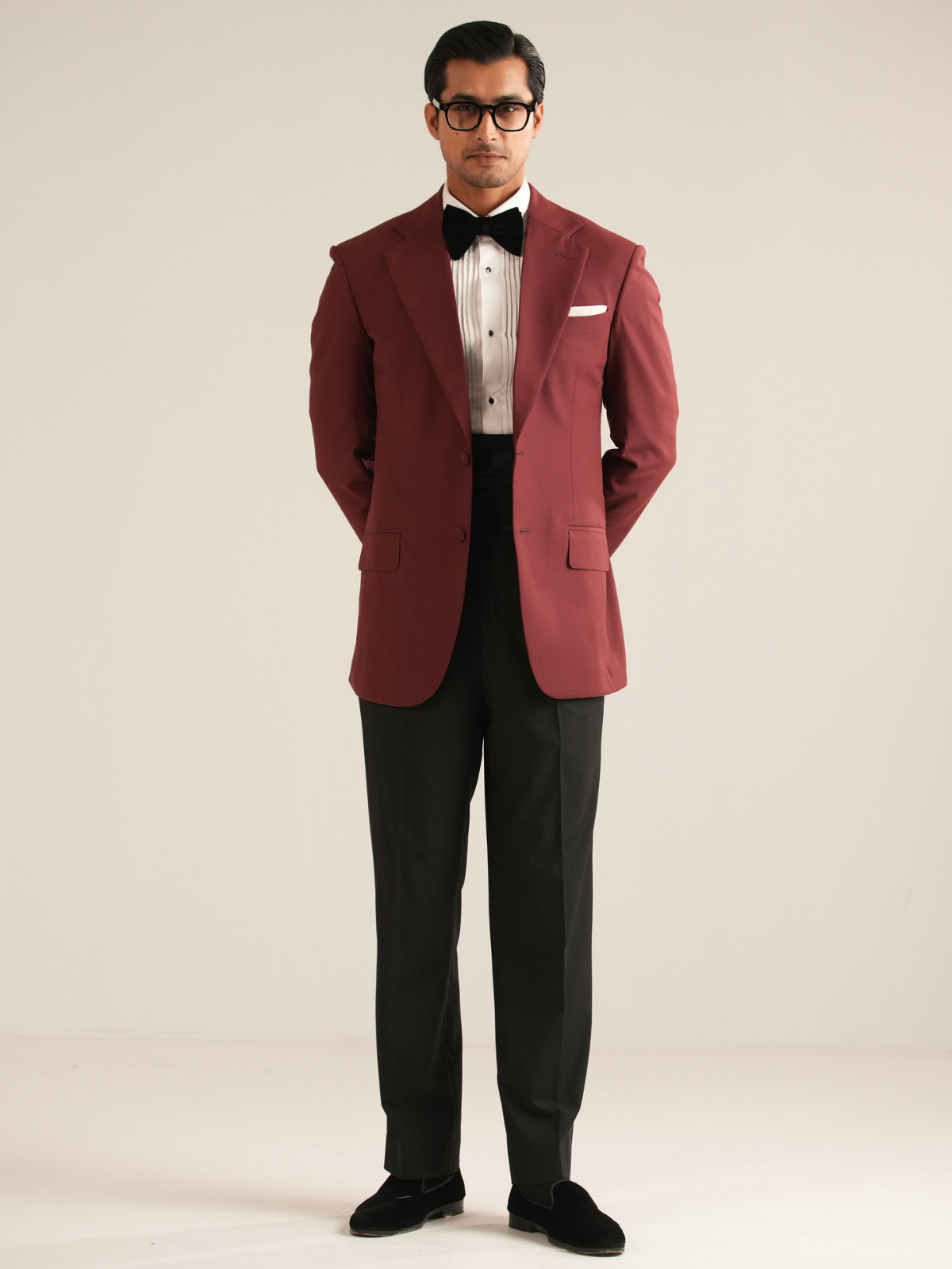 Maroon Dinner Suit
