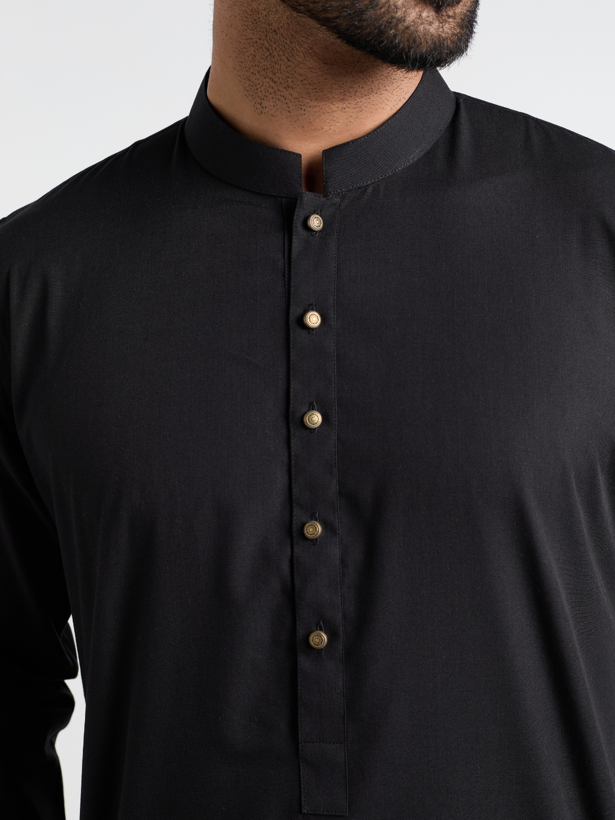 Black Single Kurta