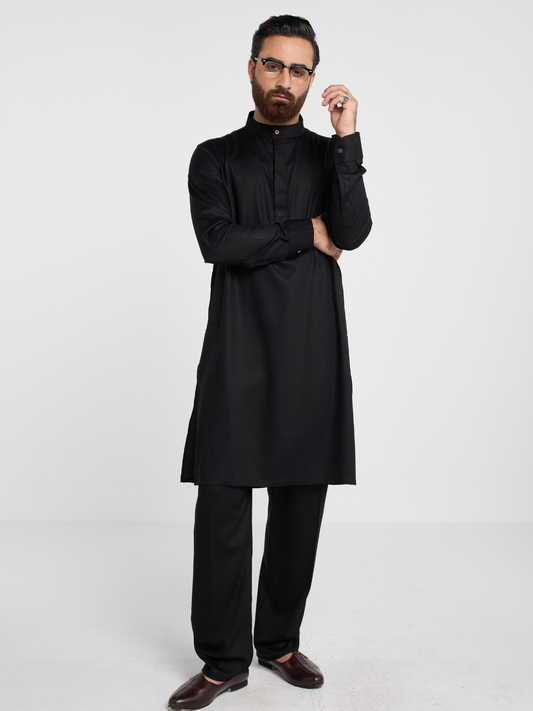 Black Slim Kabli Set