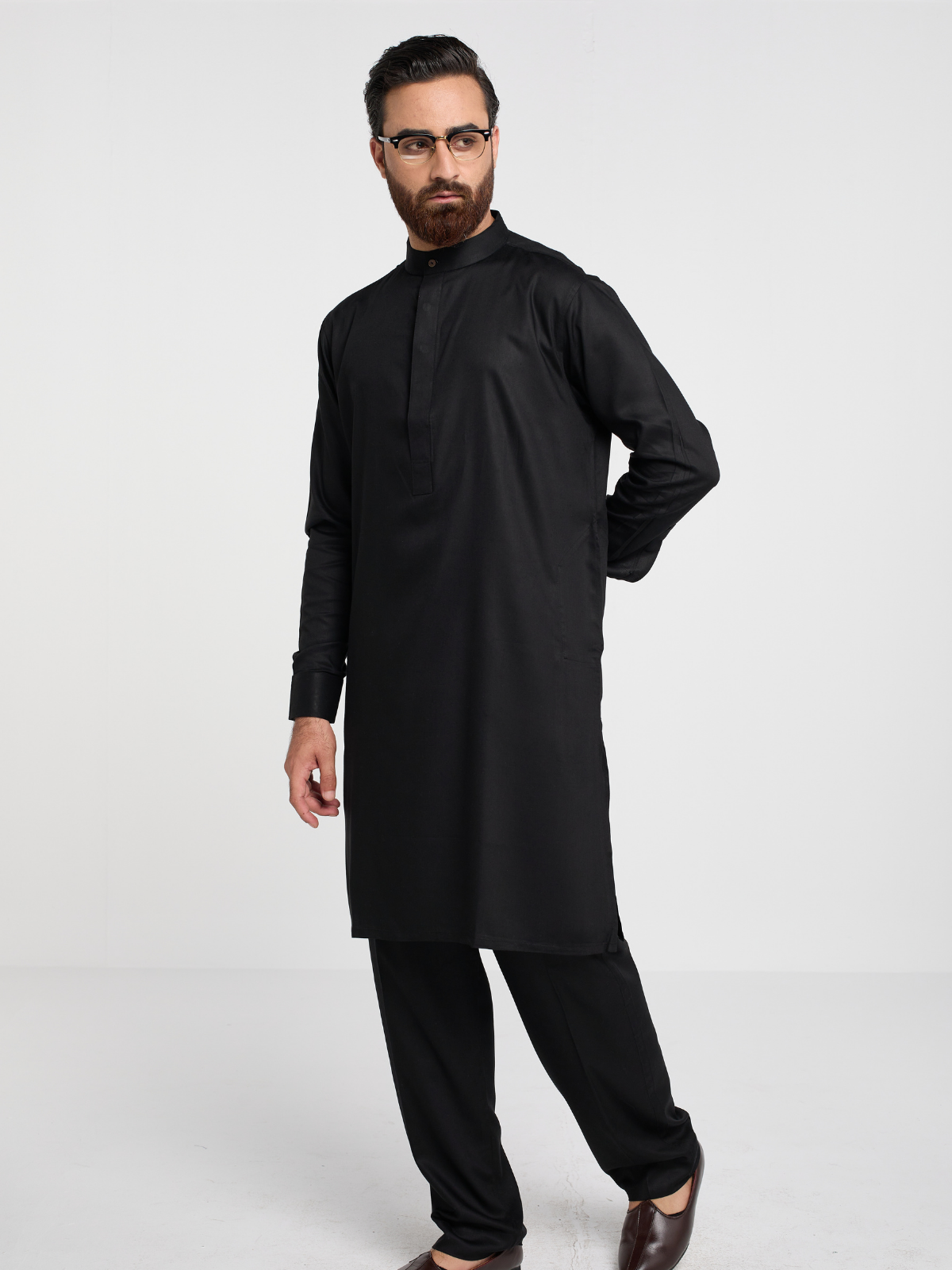 Black Slim Kabli Set