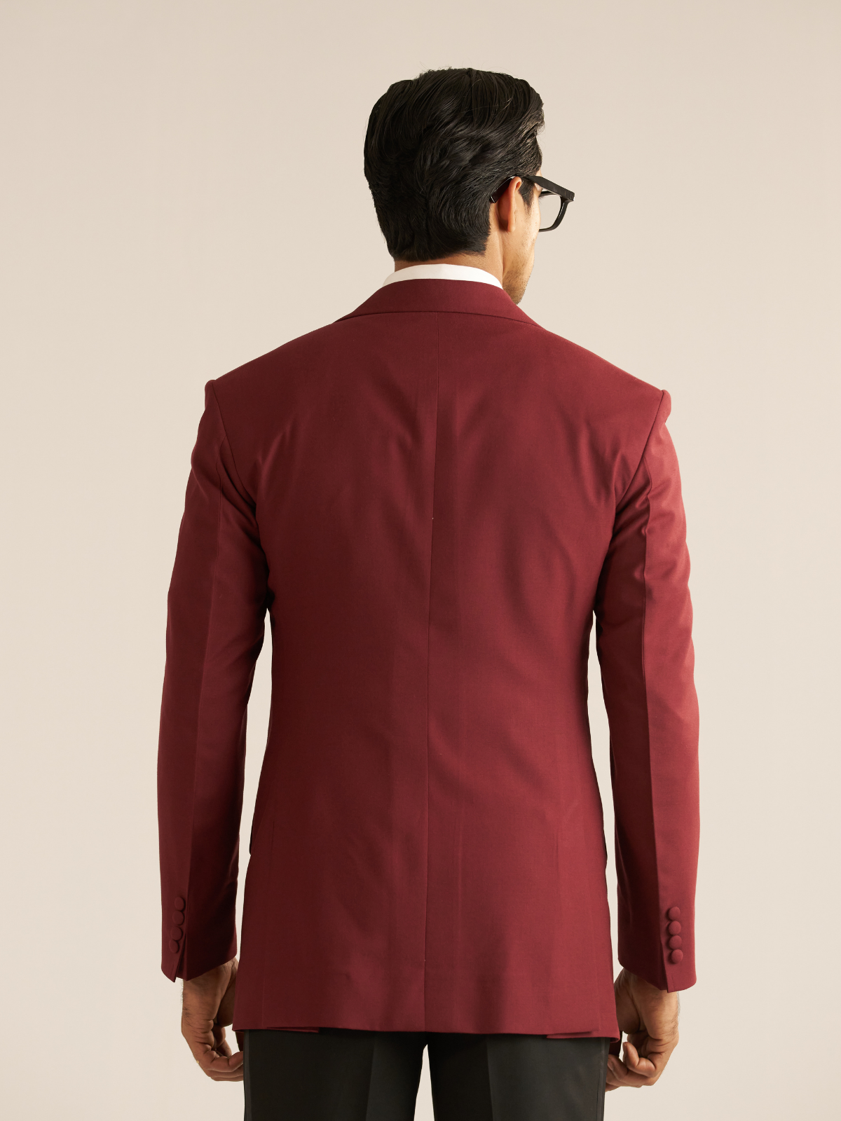 Maroon Dinner Suit