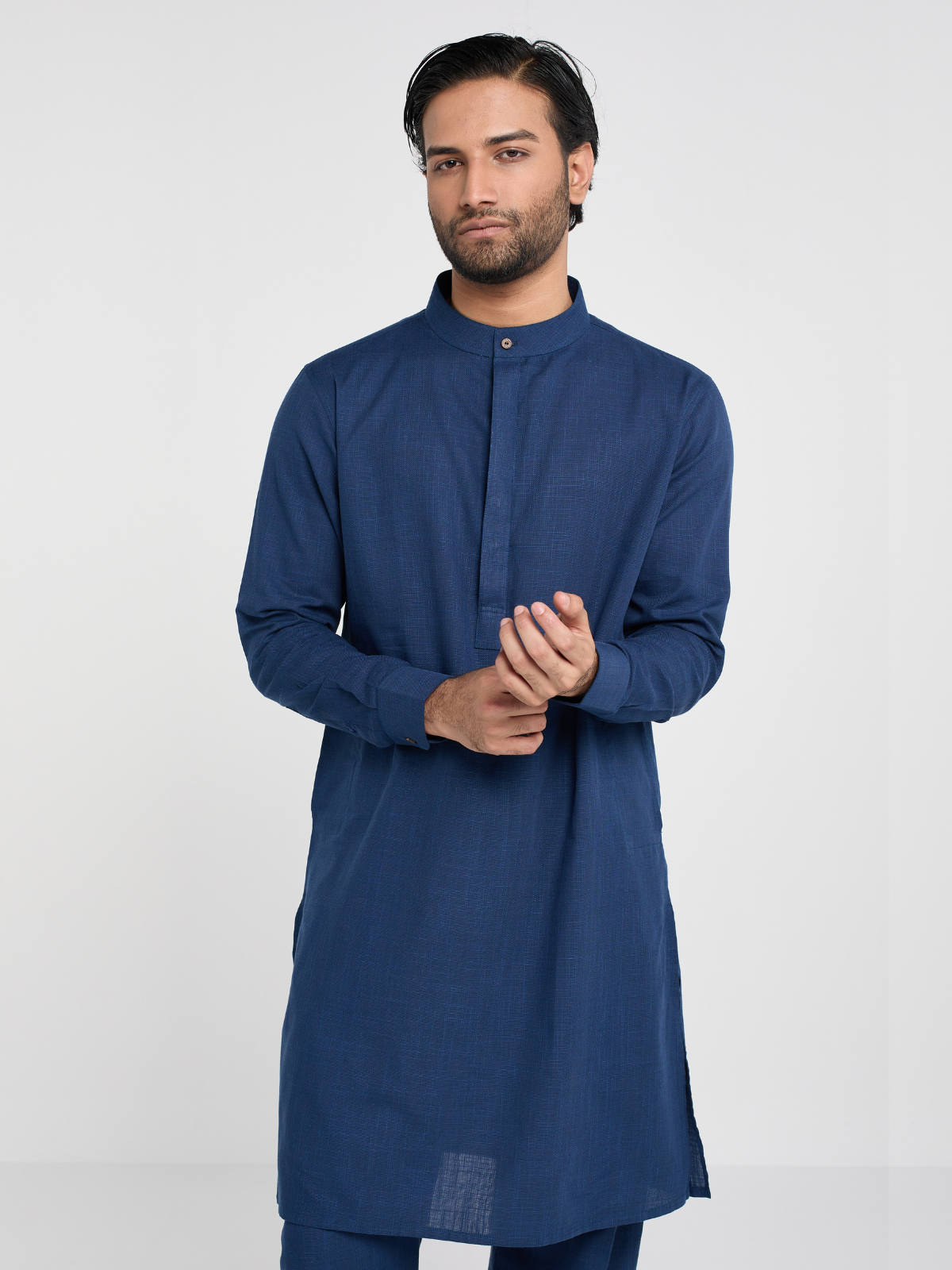 Blue Slim Kabli Suit