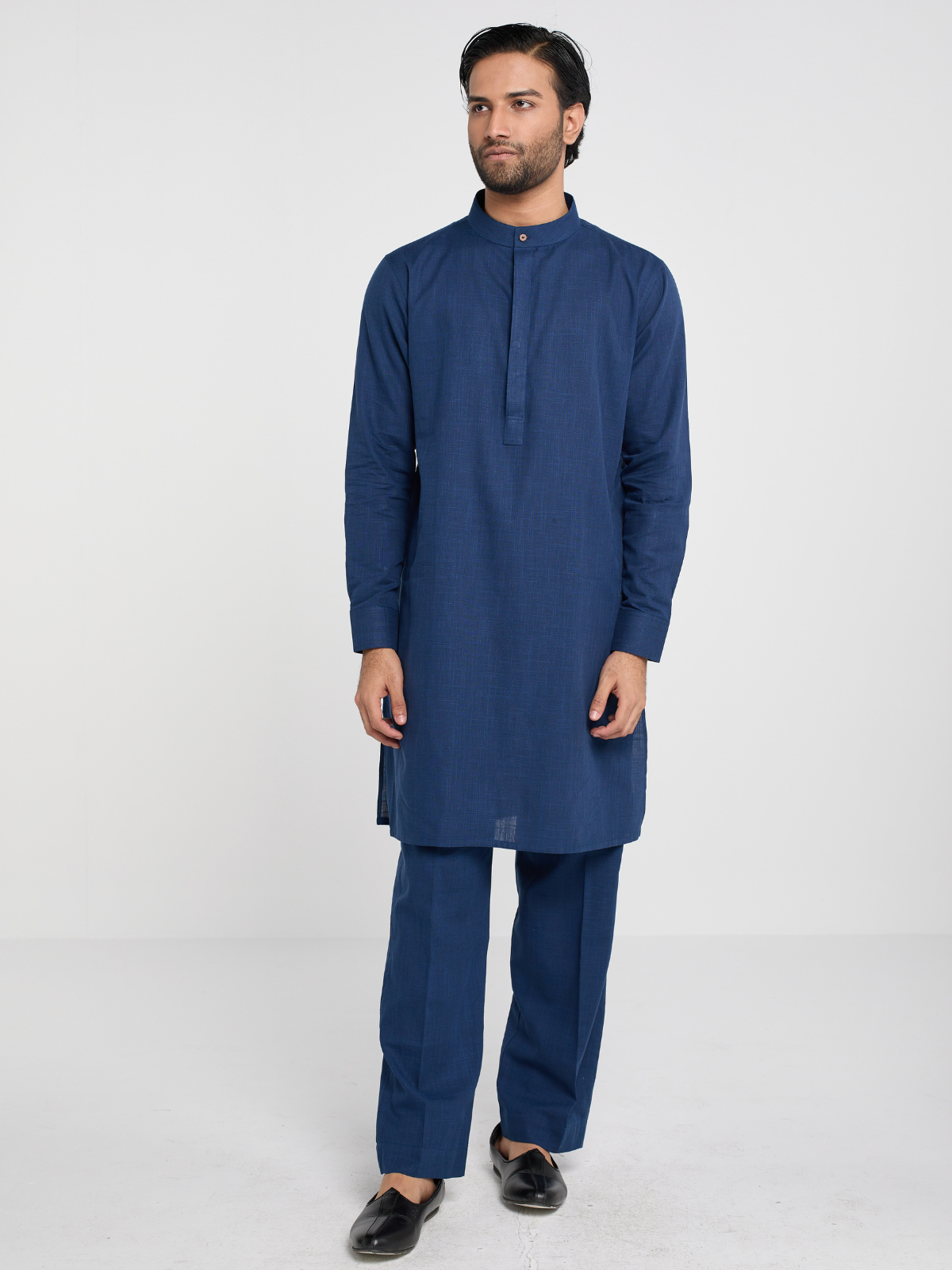 Blue Slim Kabli Suit