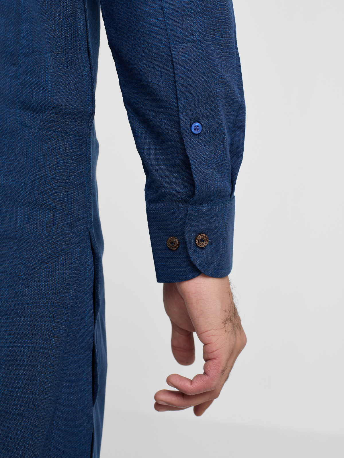 Blue Slim Kabli Suit