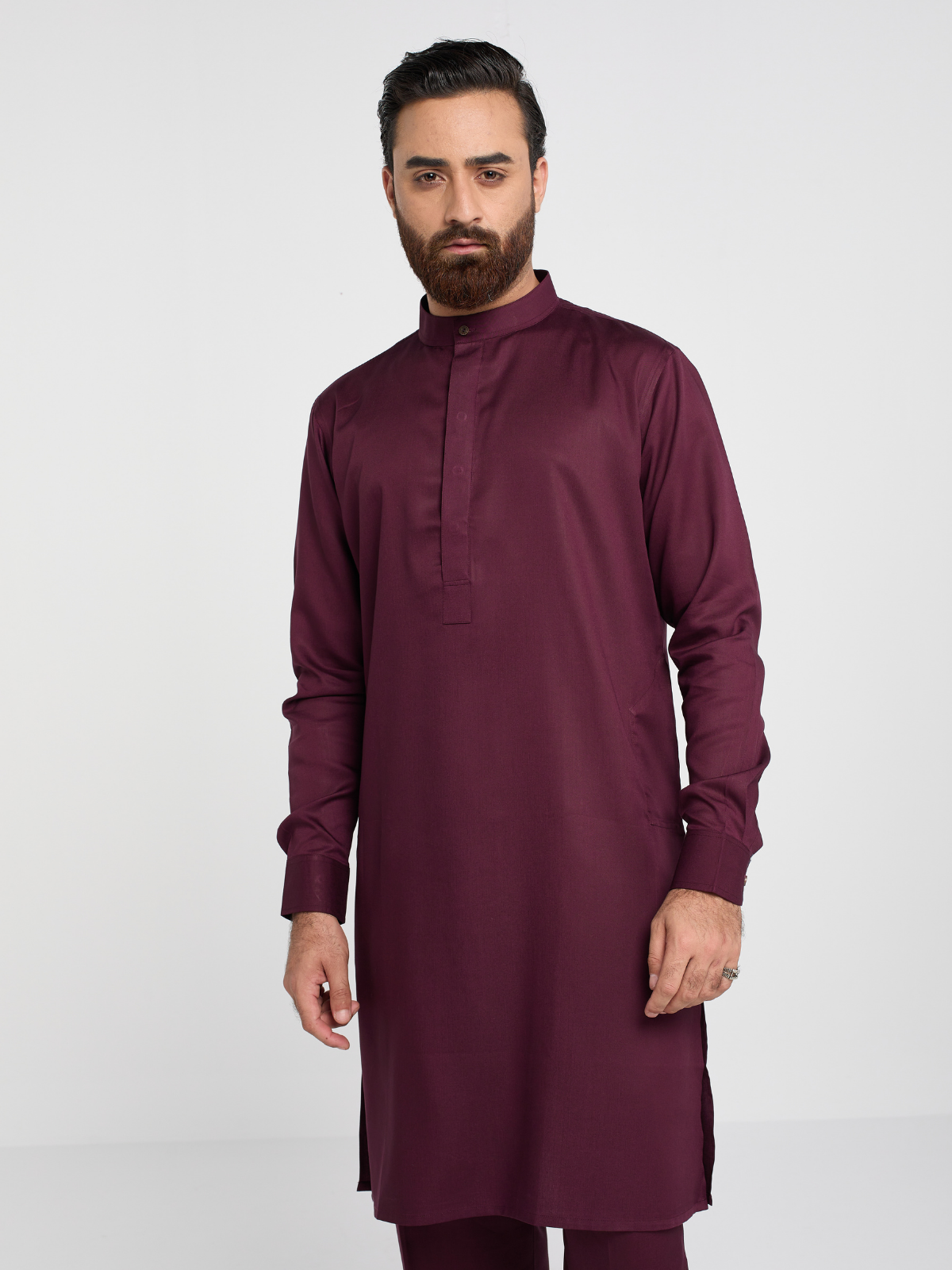 Burgundy Slim Kabli Set