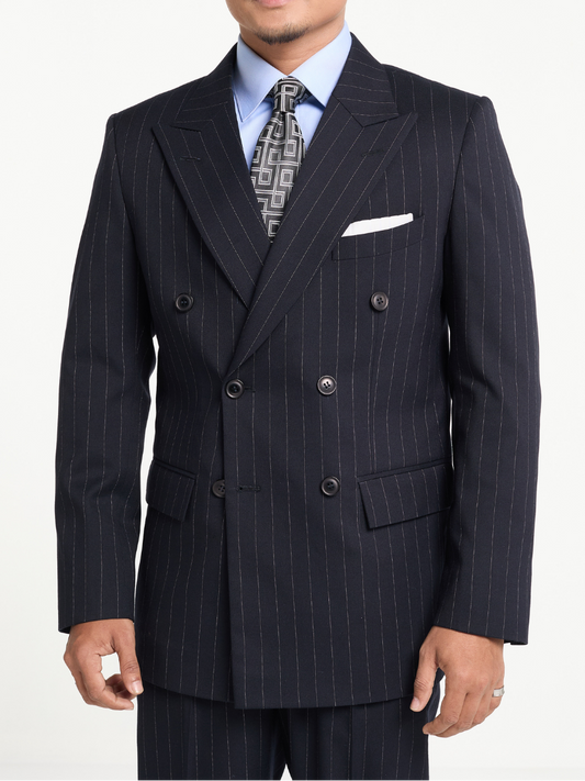 Midnight Pinstripe DB Blazer