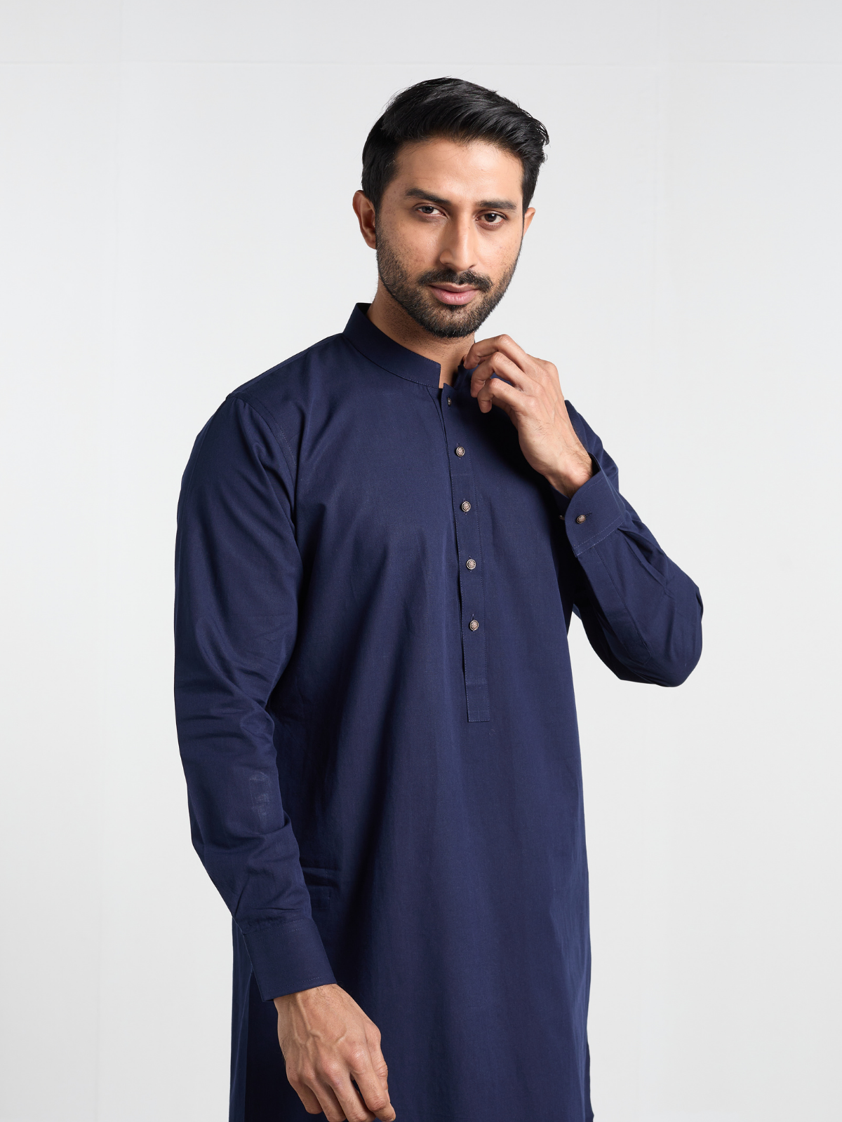 Navy Single Kurta