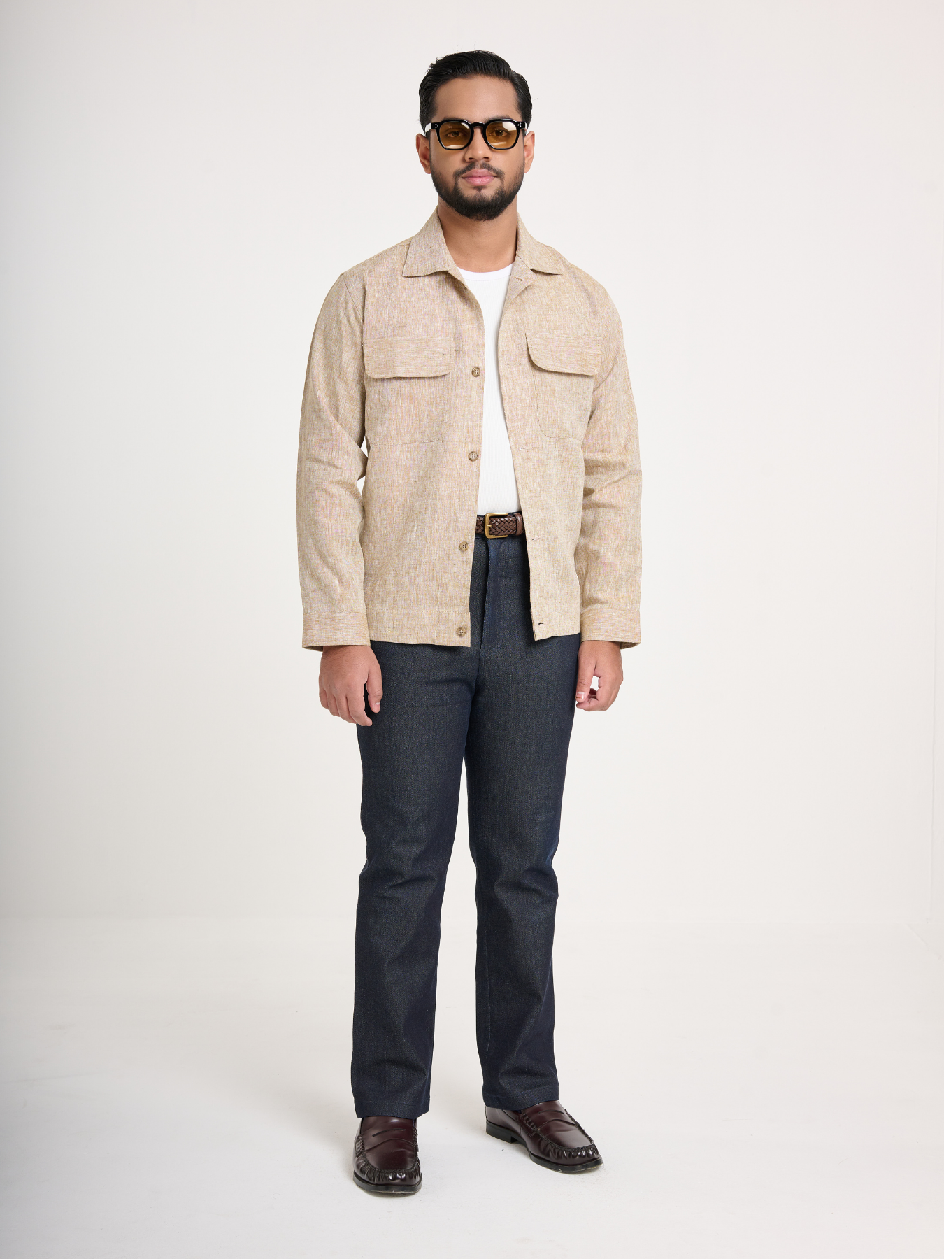 Beige Shacket
