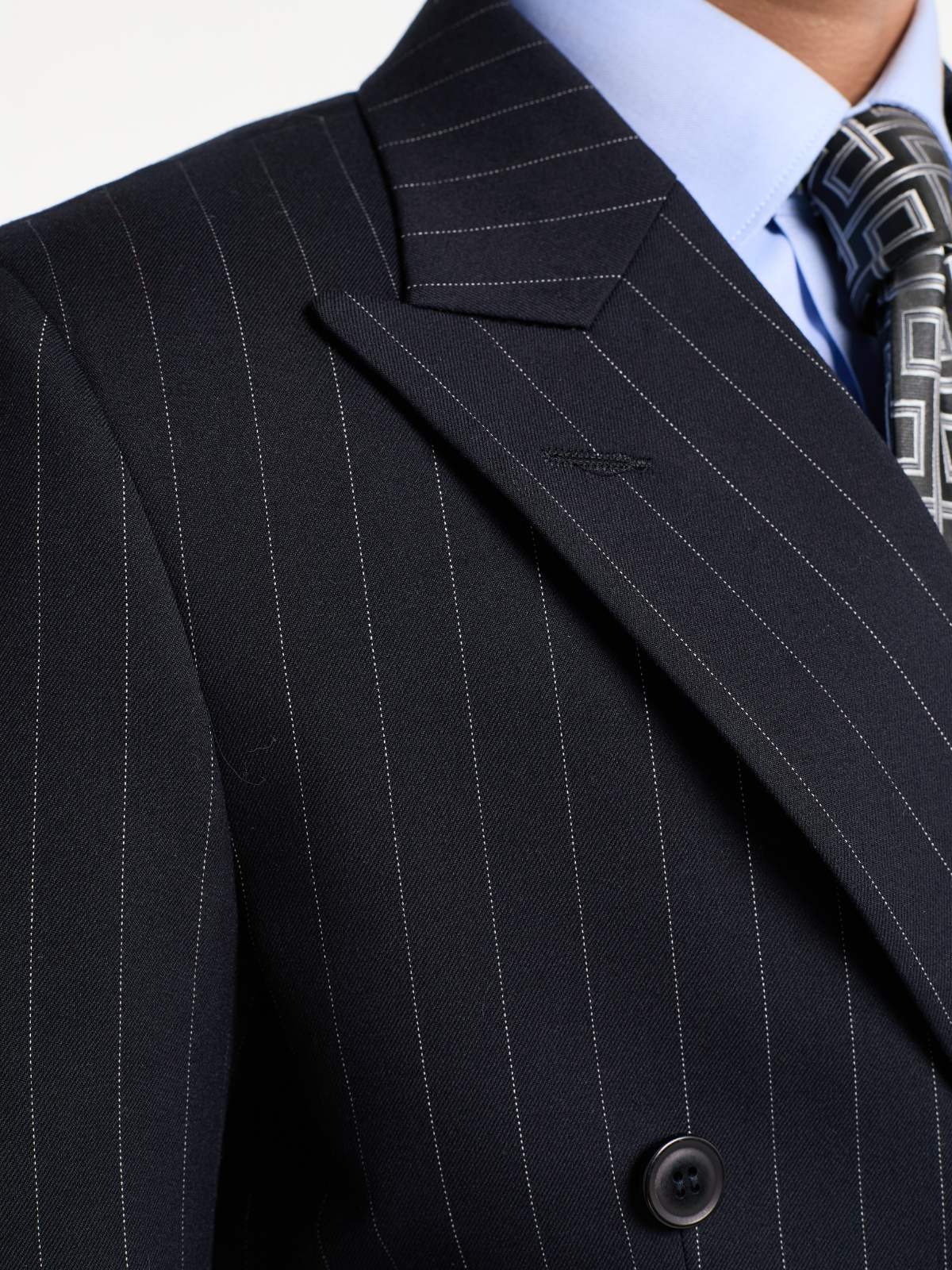 Midnight Pinstripe DB Blazer