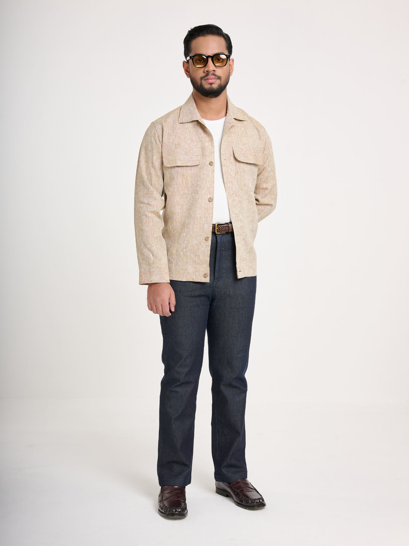 Beige Shacket