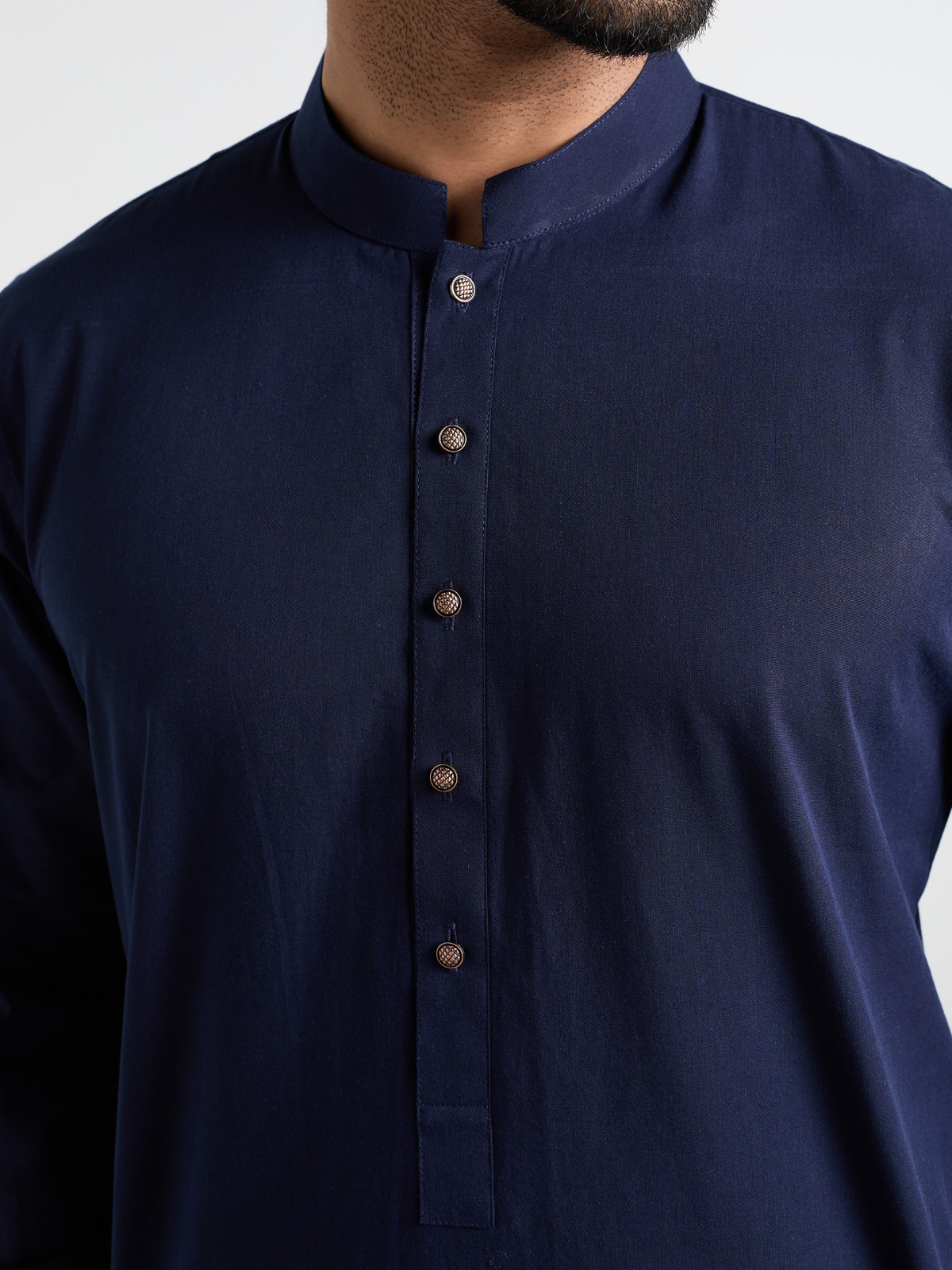 Navy Single Kurta