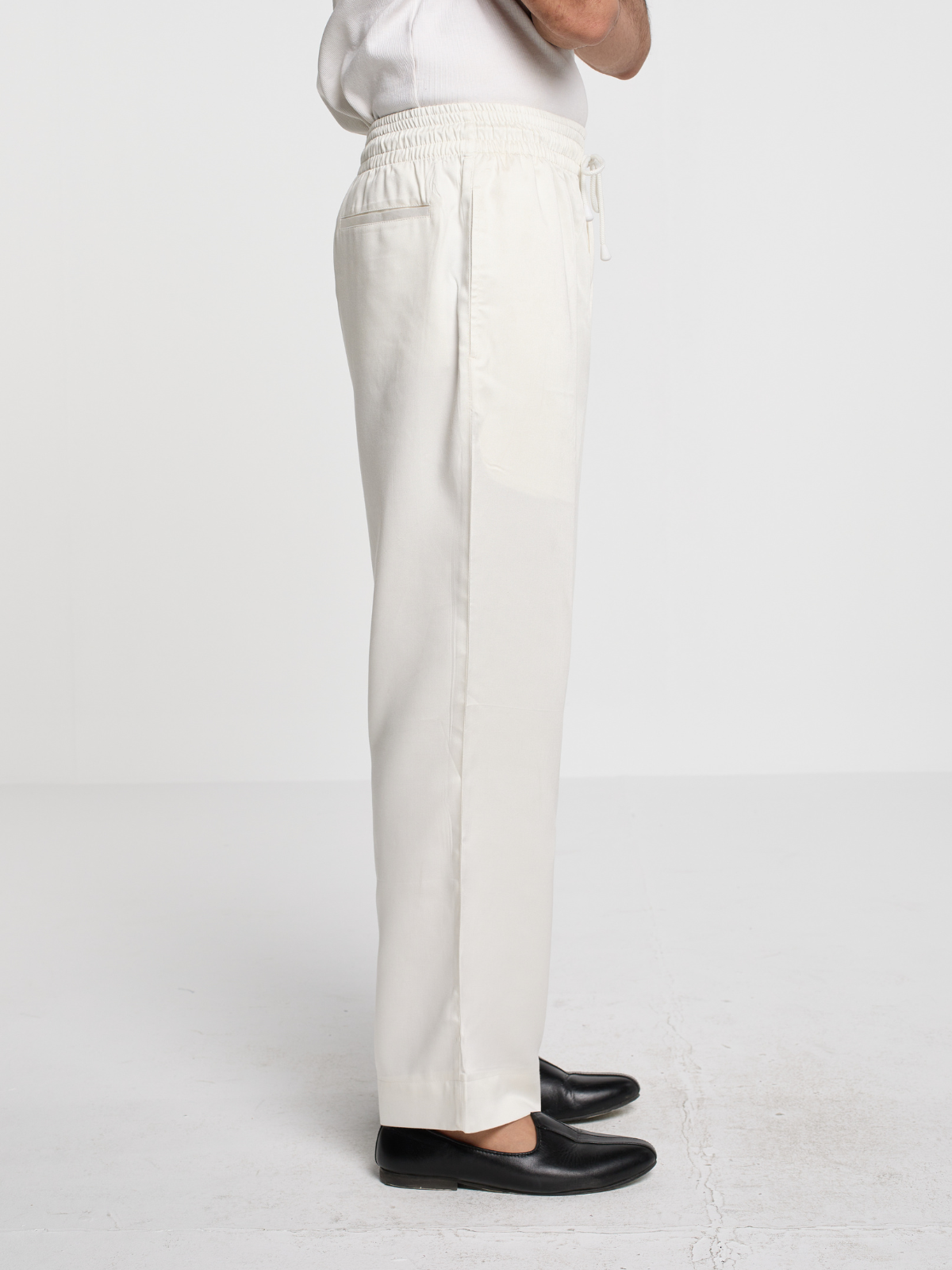 Off-White Straight Cut Pajama