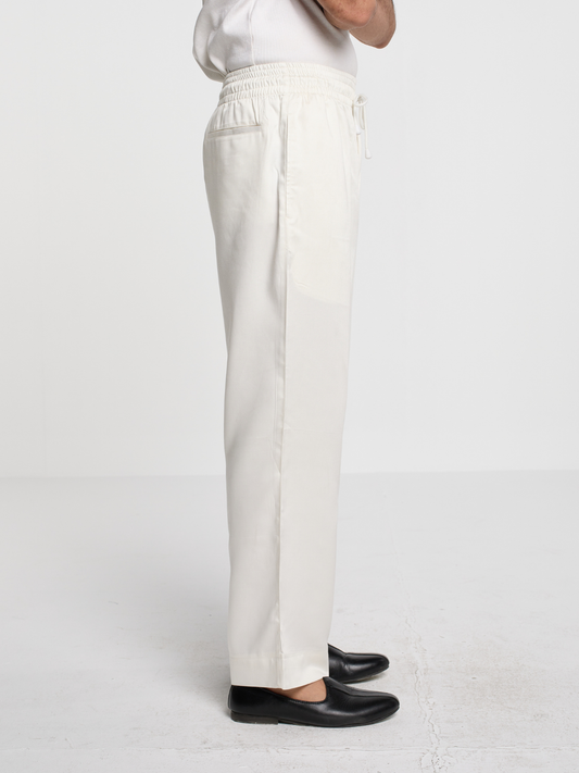 Off-White Straight Cut Pajama