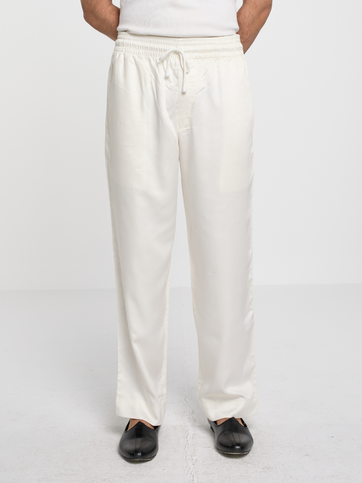 Off-White Straight Cut Pajama