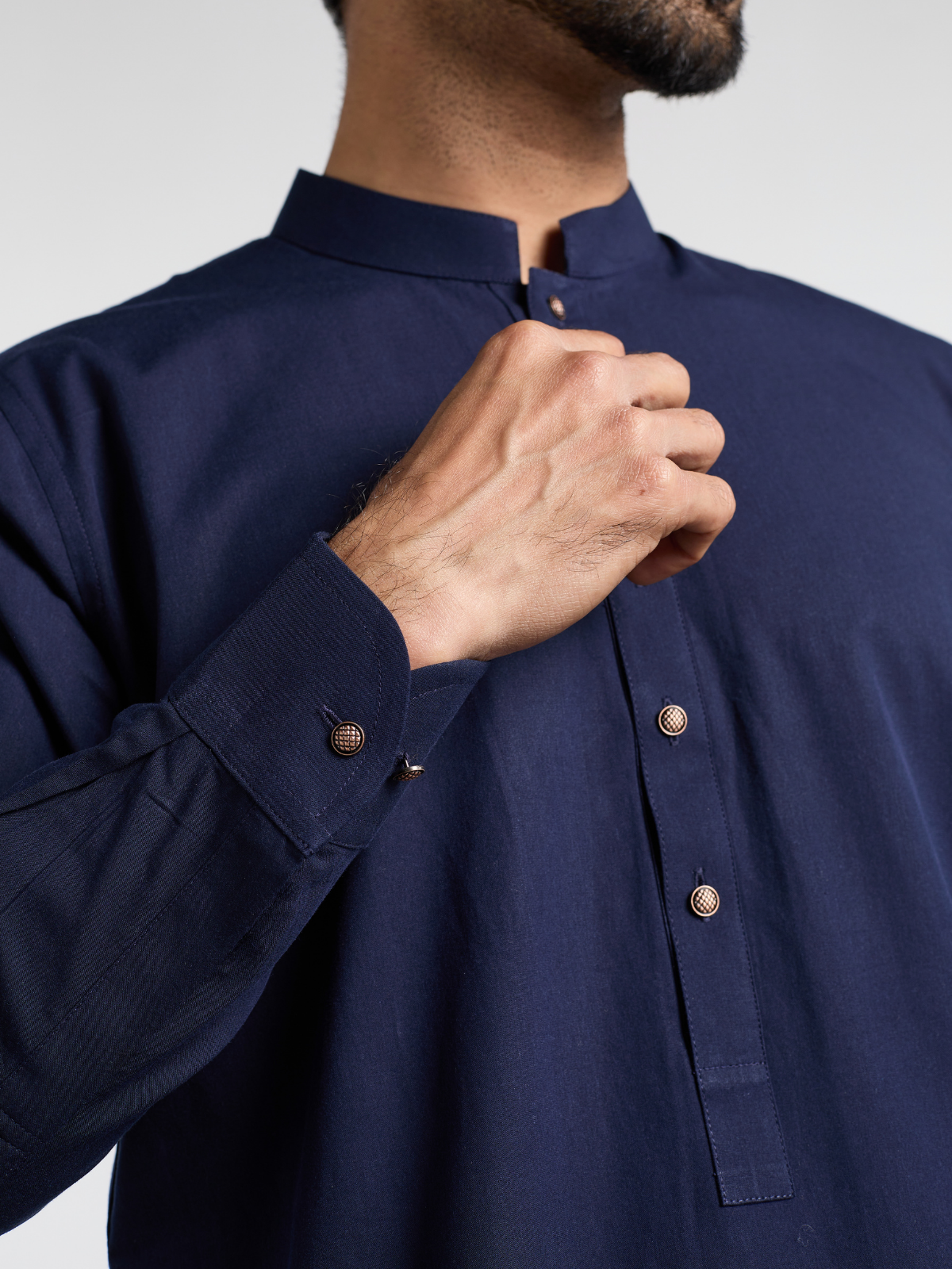 Navy Single Kurta