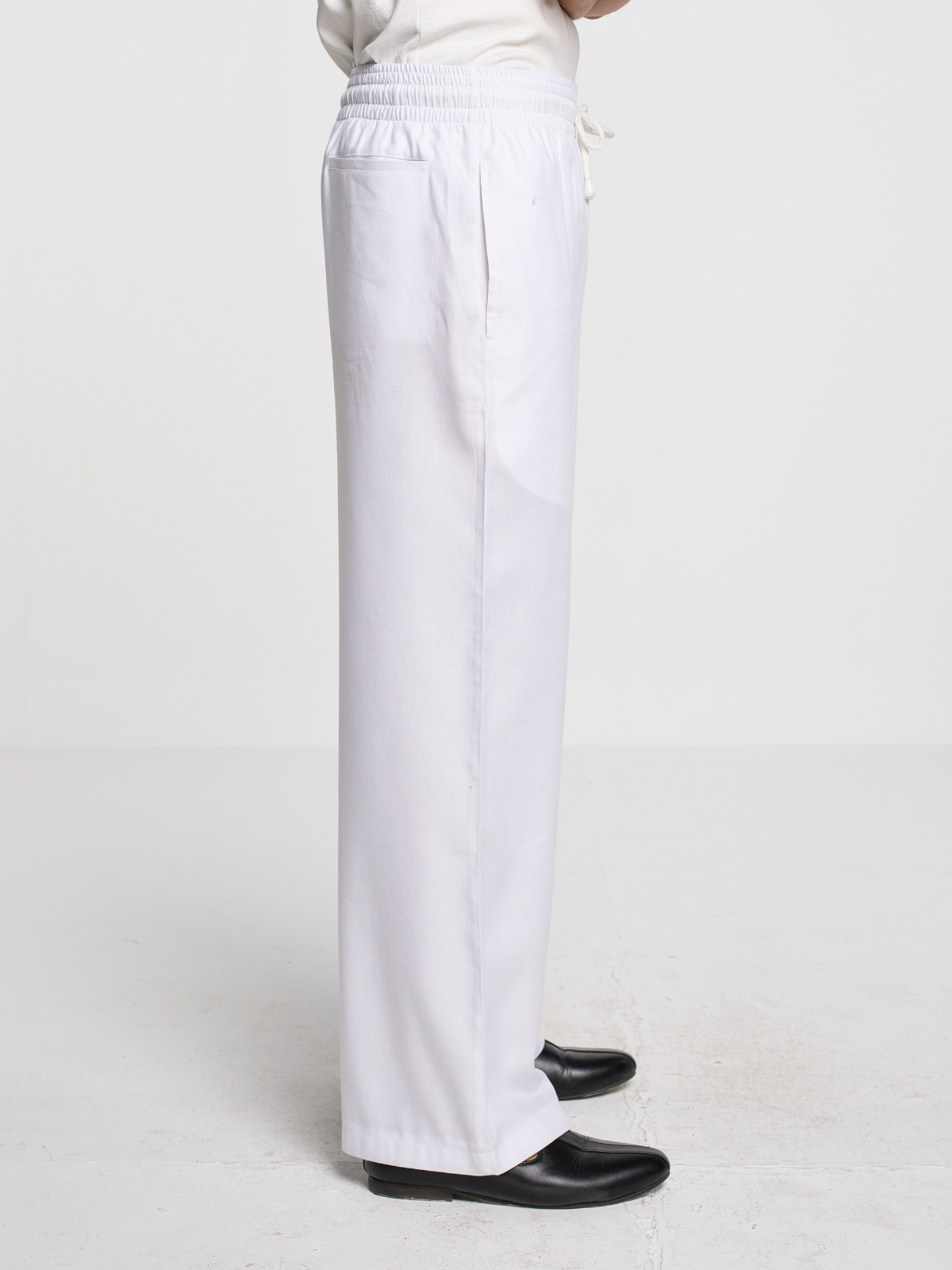 White Wide Legged Pajama