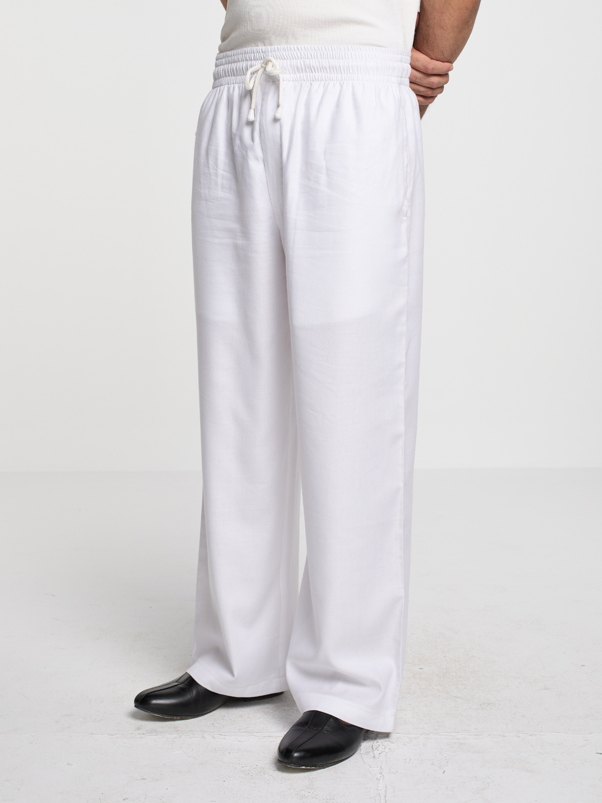 White Wide Legged Pajama