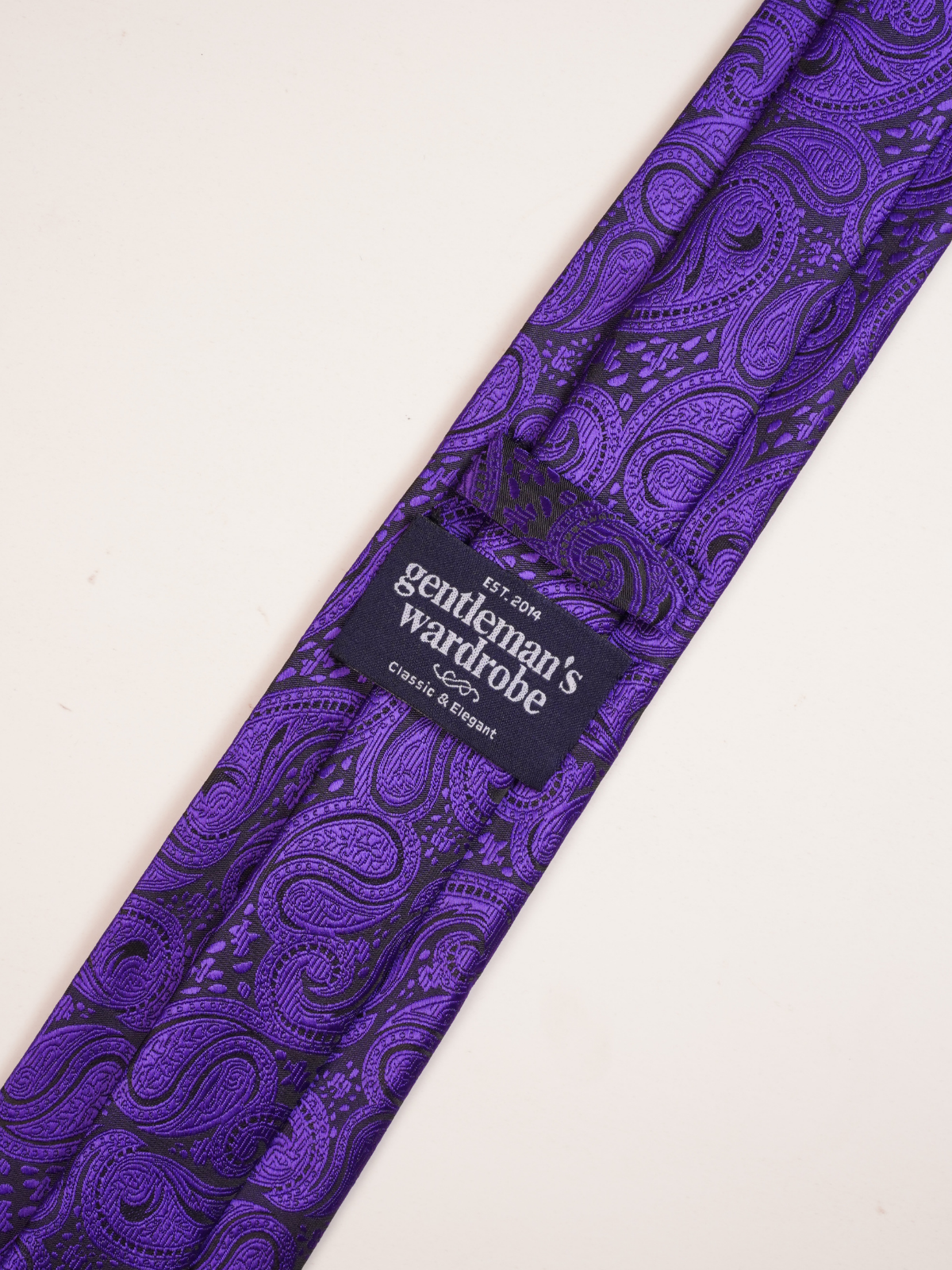 Purple Paisley Tie