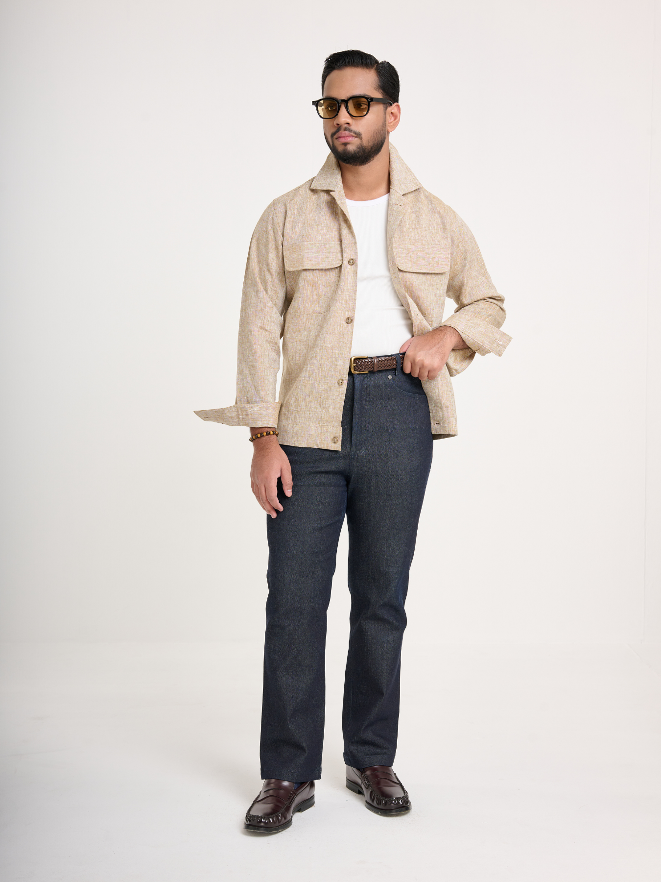 Beige Shacket