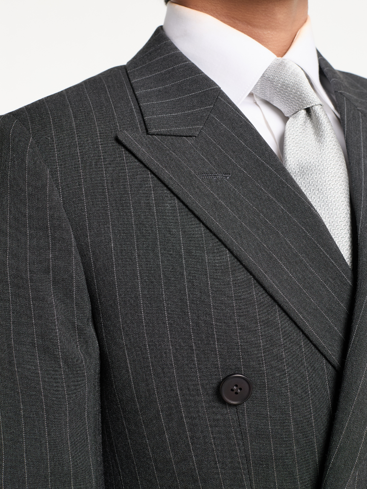 Charcoal Pinstripe DB Blazer