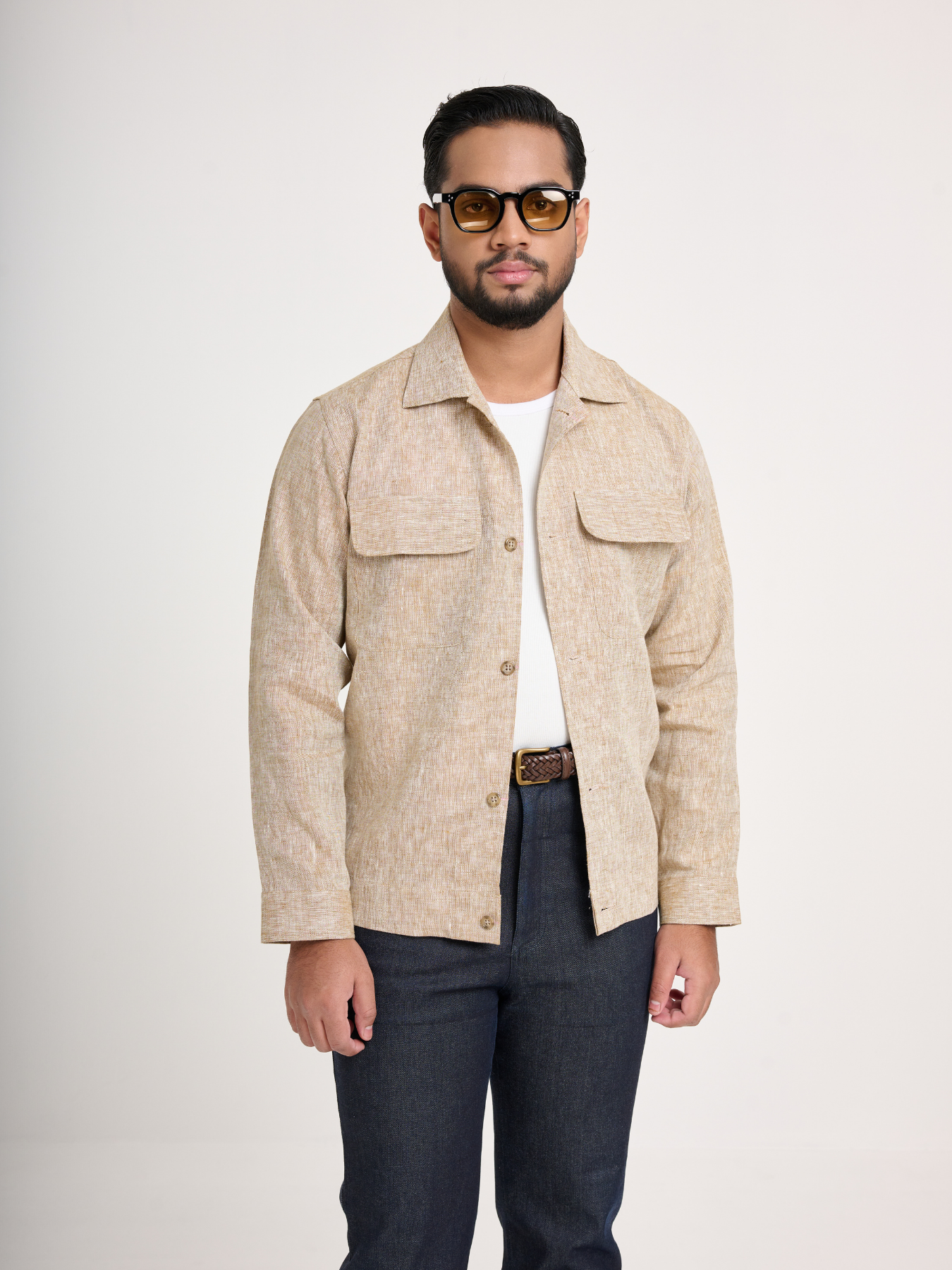 Beige Shacket