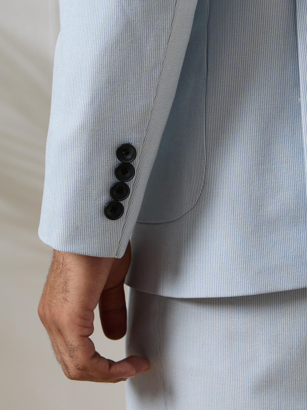 Sky Striped DB Blazer