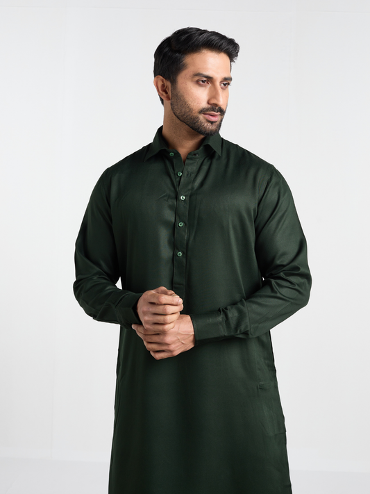 Bottle Green Urban Kabli Suit