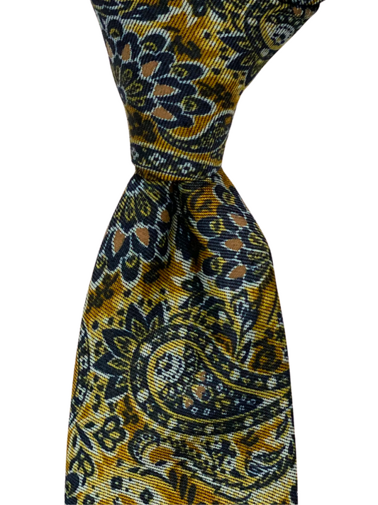 Yellow Paisley Tie