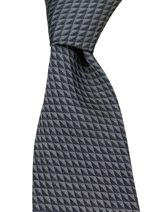 Black Patterned Tie