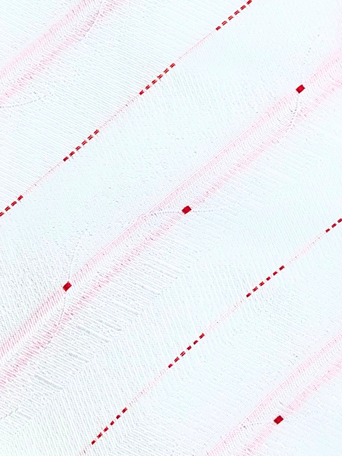 White with Pink Patterned Tie