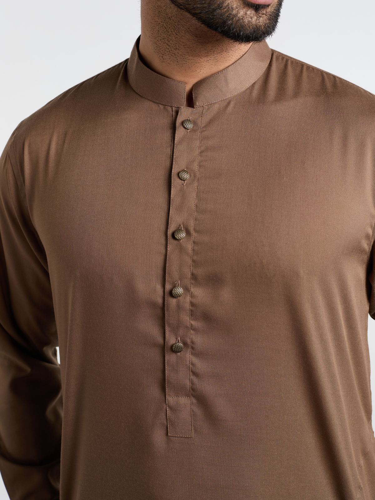 Tawny Brown Single Kurta