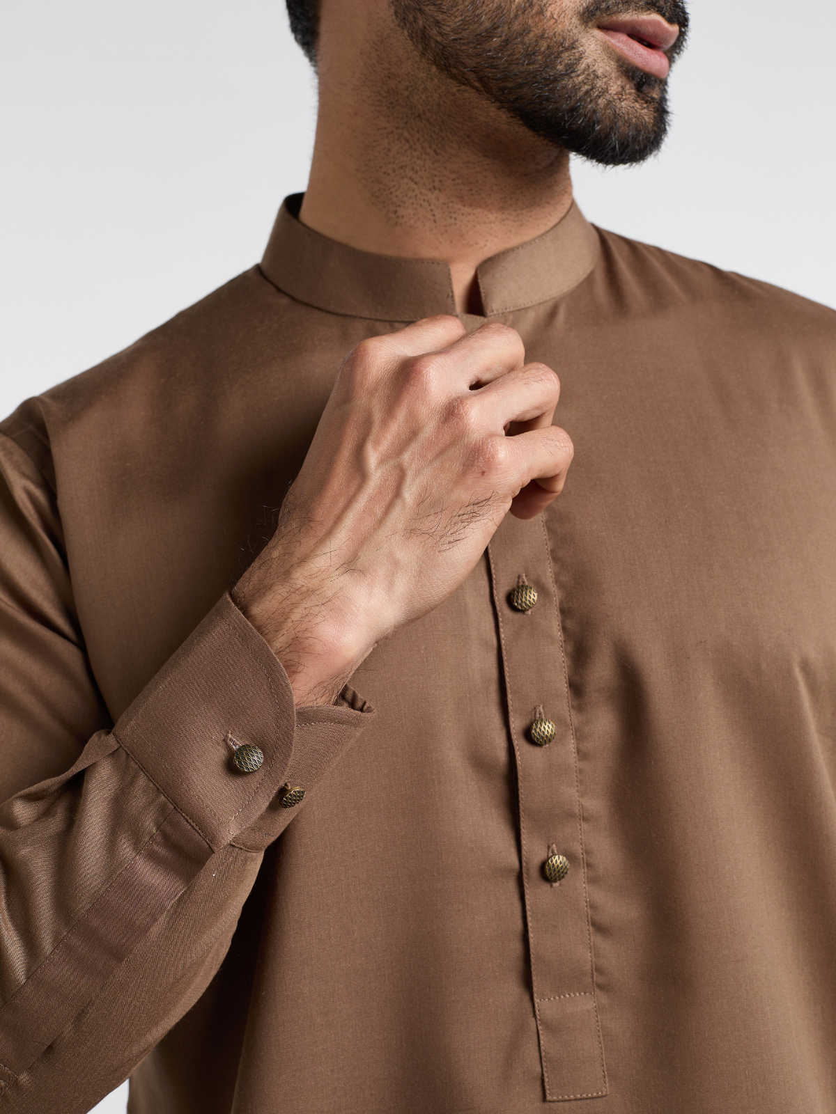 Tawny Brown Single Kurta