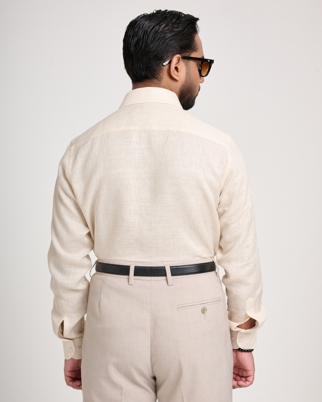 Beige Linen Shirt