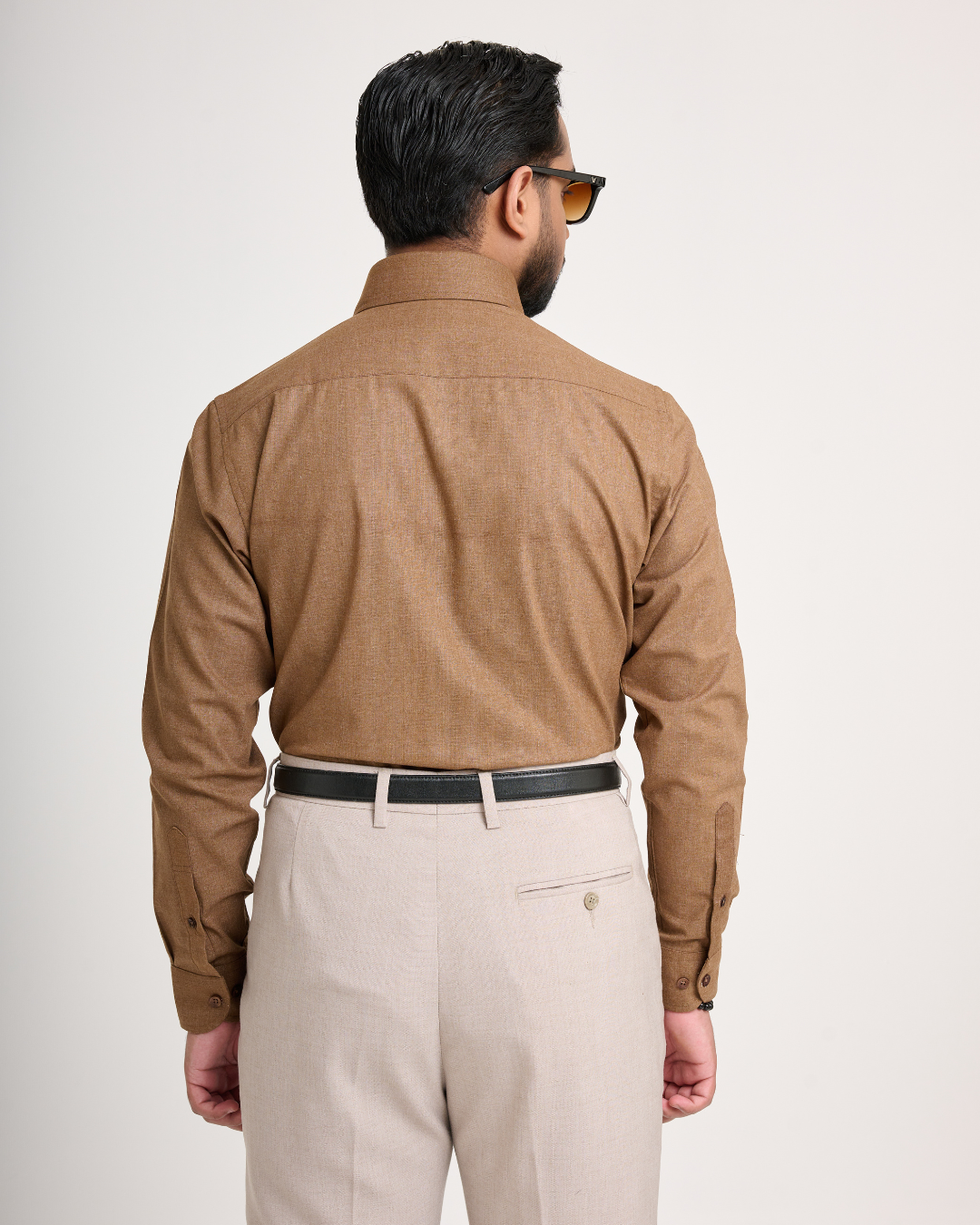 Brown Button Down Shirt