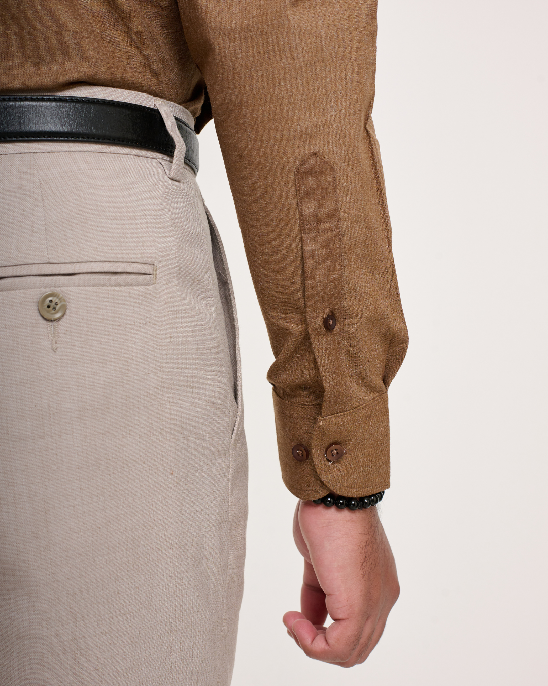 Brown Button Down Shirt