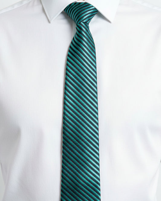 Turquoise Regent Stripe Tie