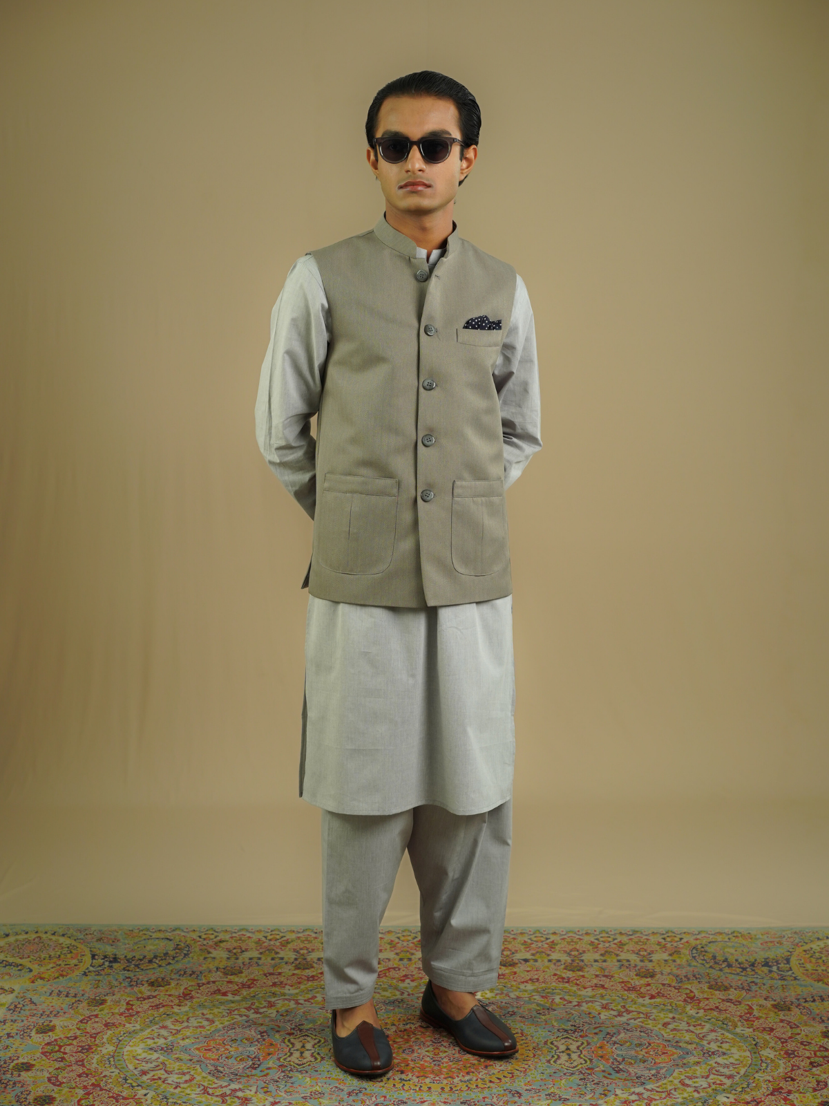 Grey Kabli Suit