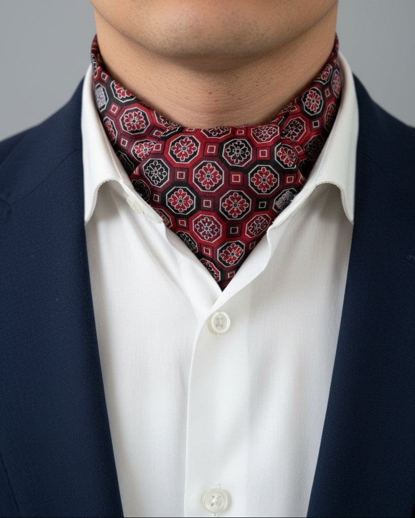 Burgundy Heritage Medallion Ascot