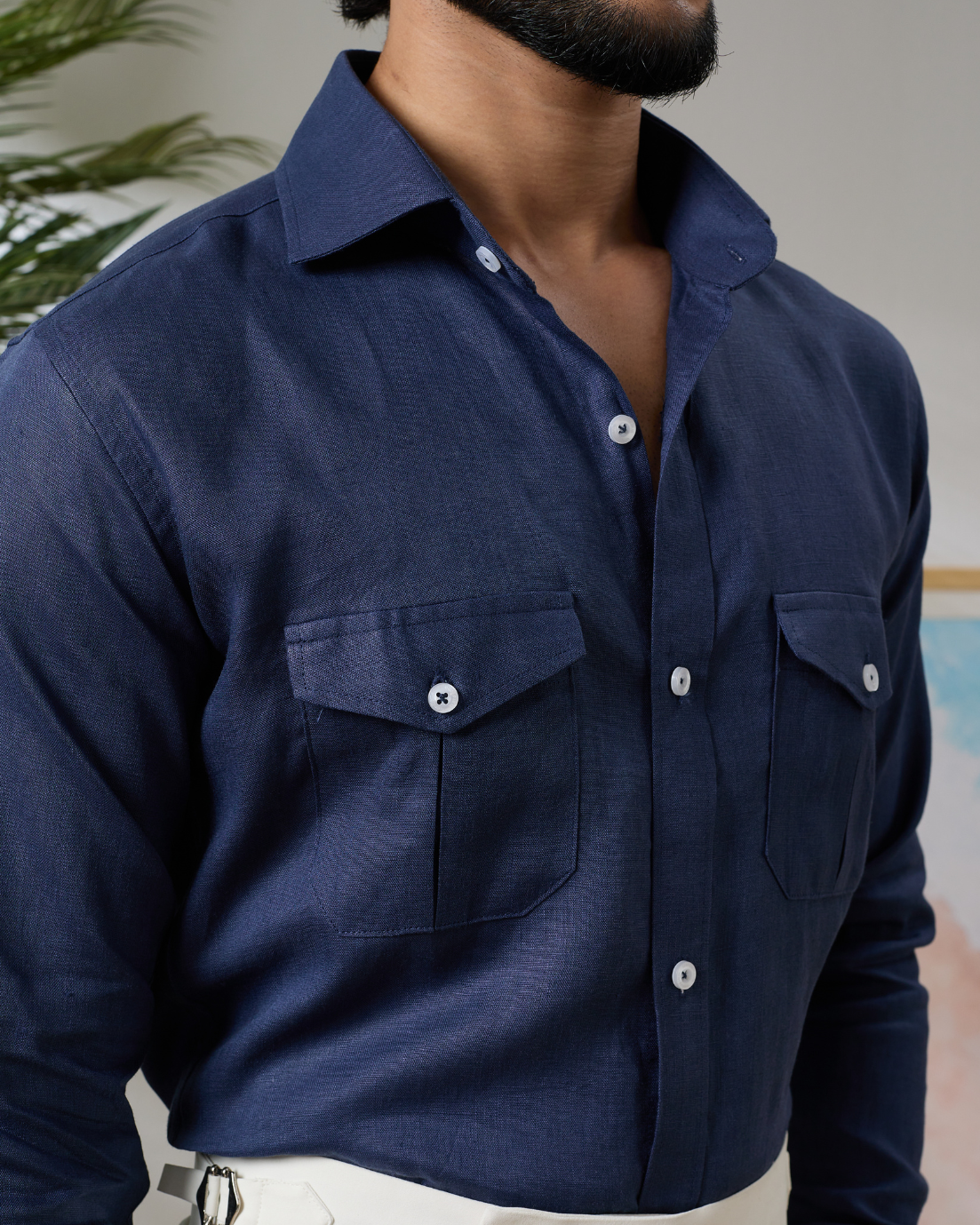Blue Safari Shirt