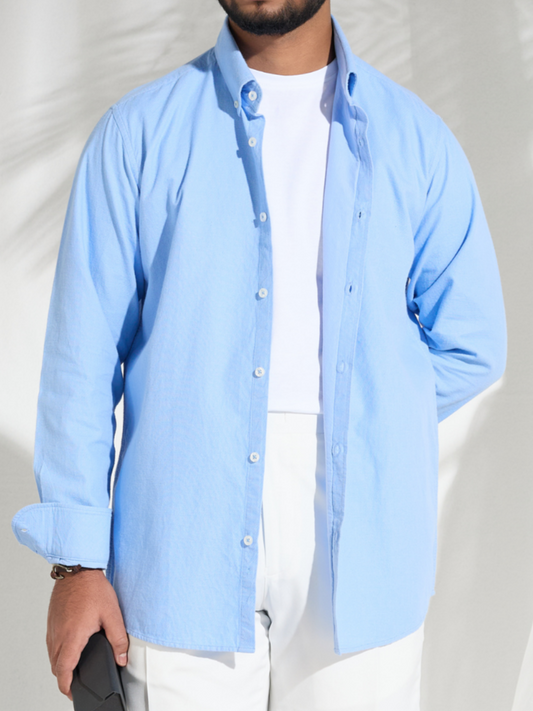 Sky Button Down Shirt