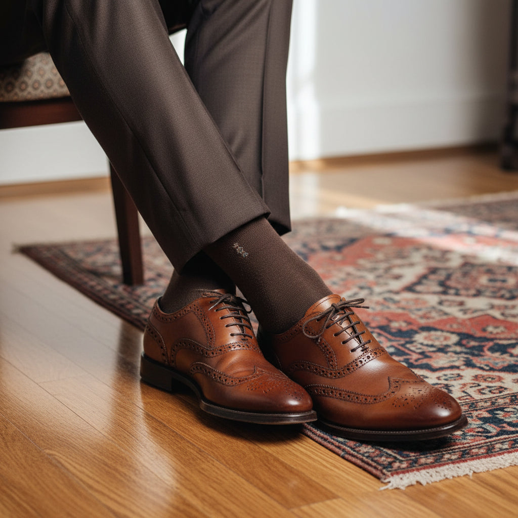 Chestnut Essential Dress Socks