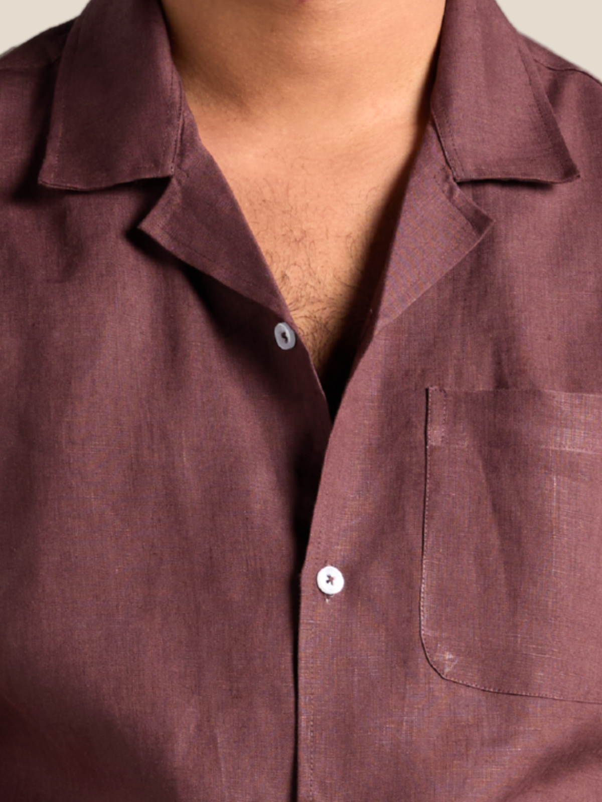 Brown full sleeve cuban