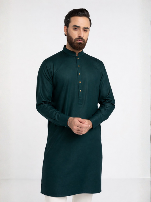 Deep Teal Single Kurta