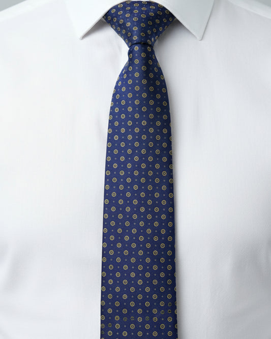 Navy Dot  Tie