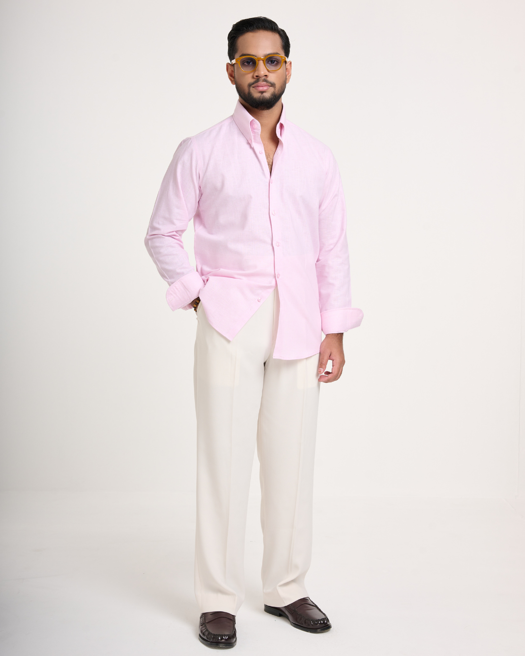 Baby Pink Button Down Shirt